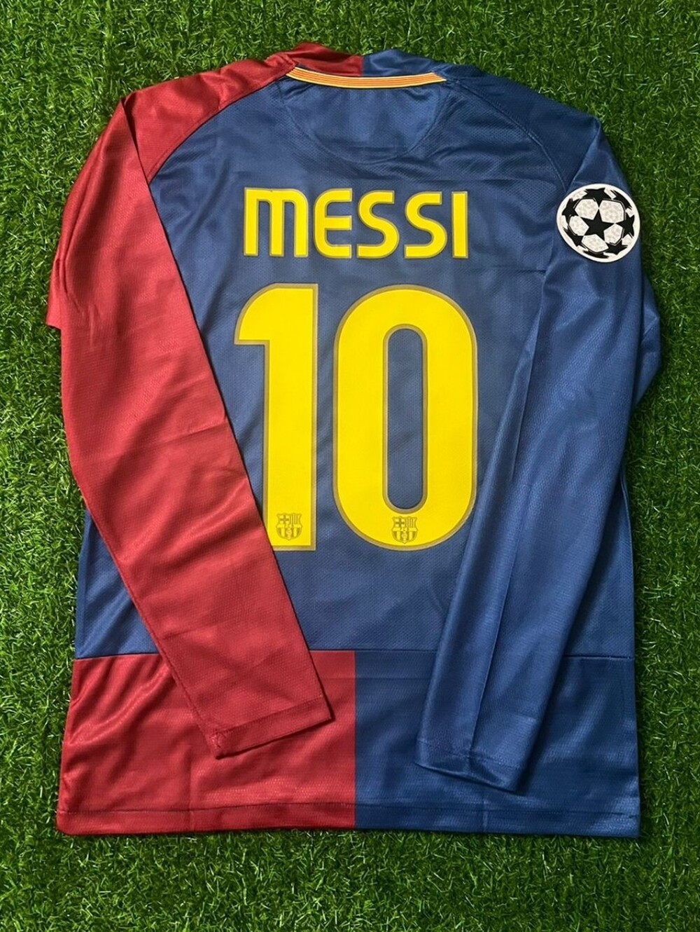 FC Barcelona Messi #10 Retro UCL final 2009 Long Sleeves